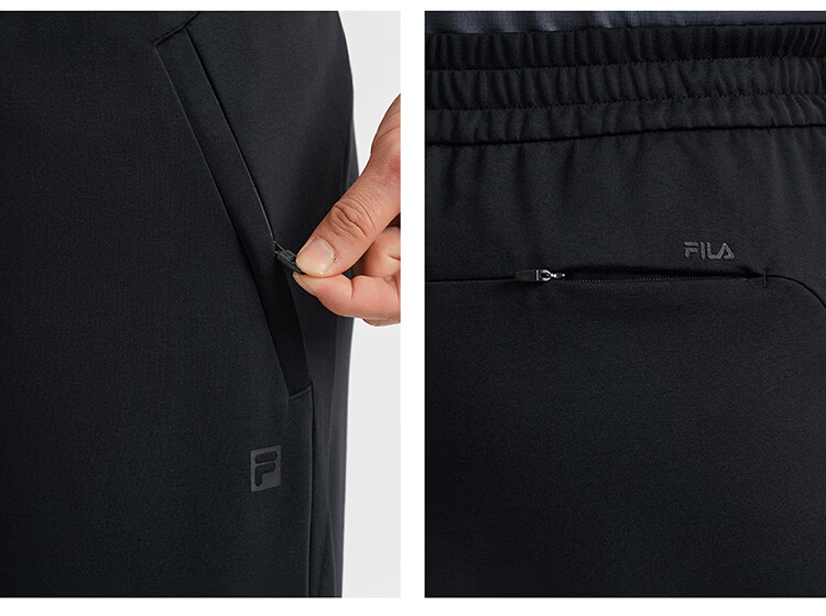 FILA Men's Dynamic Knit Pants 2026 Summer New Sports Fitness Comfortable Straight-Leg Trousers 9