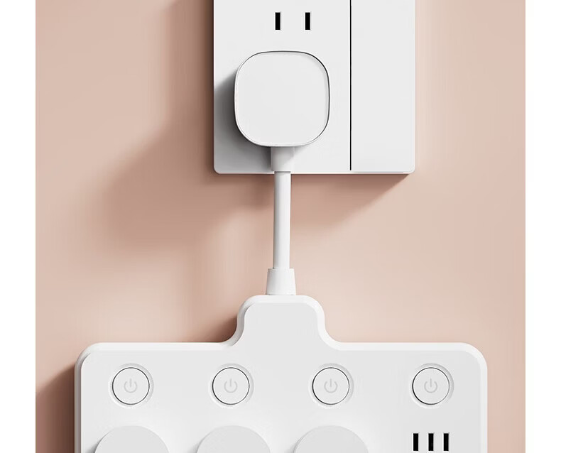 International Electric 86-Type Wireless Socket Converter Home Multi-Port One-to-Many Ultra-Thin Multifunctional Extension Socket Panel Power Strip One-to-Four with One-Key Master Control 21