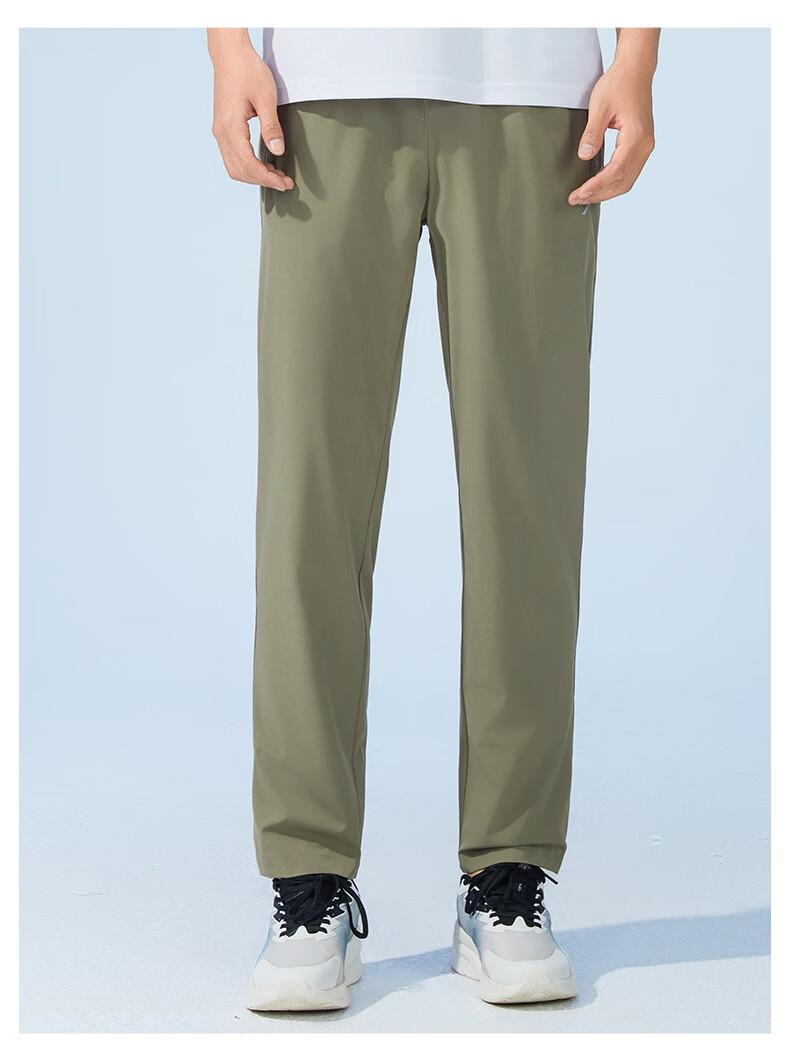 361° Sports Pants Unisex Summer Cooling Quick-Dry Sun Protection Antibacterial Straight Wide-Leg Trousers 0776F Super Black M 20