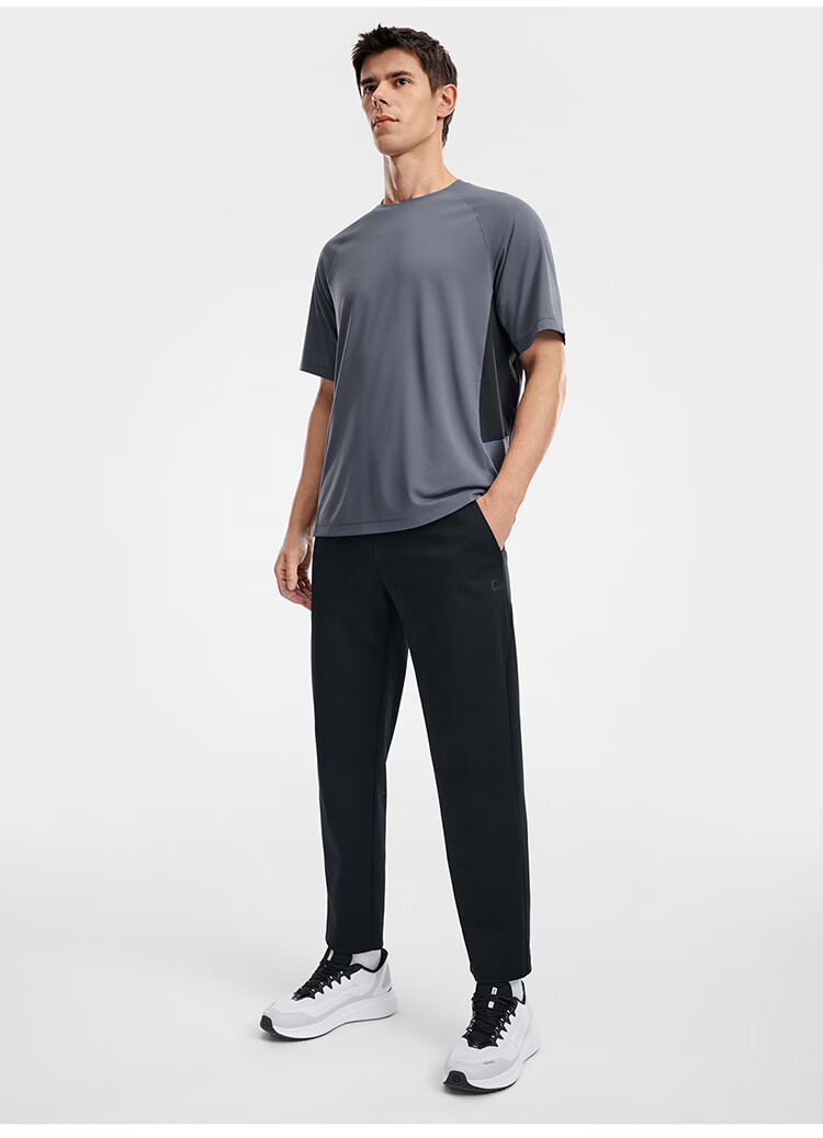 FILA Men's Dynamic Knit Pants 2026 Summer New Sports Fitness Comfortable Straight-Leg Trousers 8