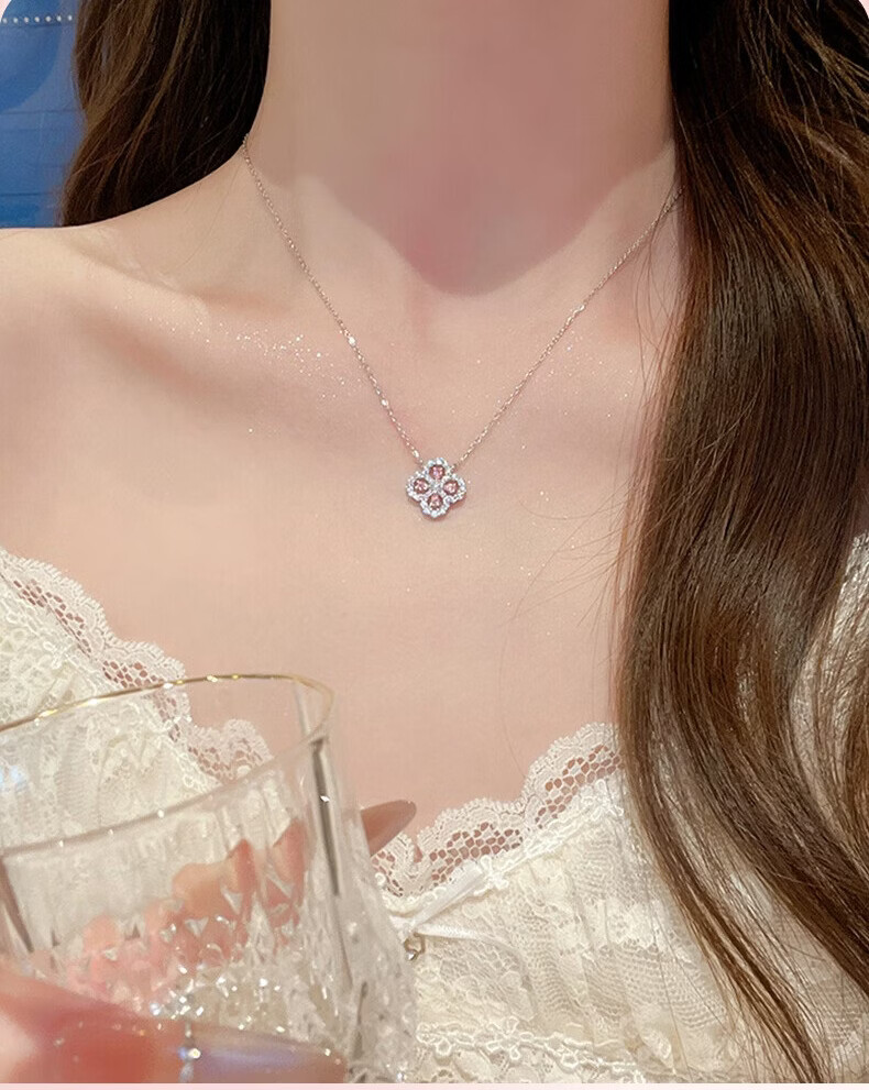Disney 2026 New Luxury Minimalist Women's Sterling Silver Pendant Necklace Collarbone Chain 2