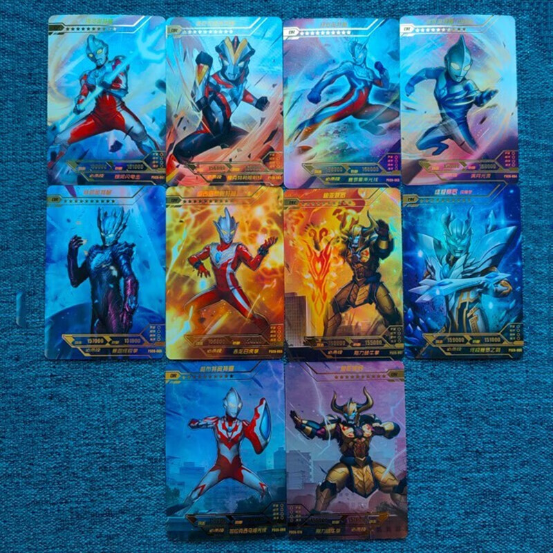 奥特曼卡片星辰版第六弹德凯透明tgr卡片赛迦赛罗or卡牌儿童男孩玩具