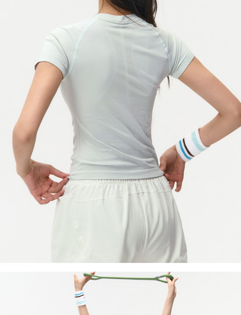 Women's Freedom Style Sports Short Sleeve Quick-Dry Yoga Top Slim Fit Pilates Running Fitness Training T-Shirt Summer New Arrival 14