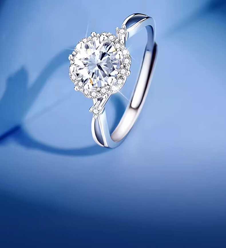 Kefuni 1 Carat Moissanite Engagement Ring for Women with Free GRA Certificate - Birthday and Qixi Festival Gift 11