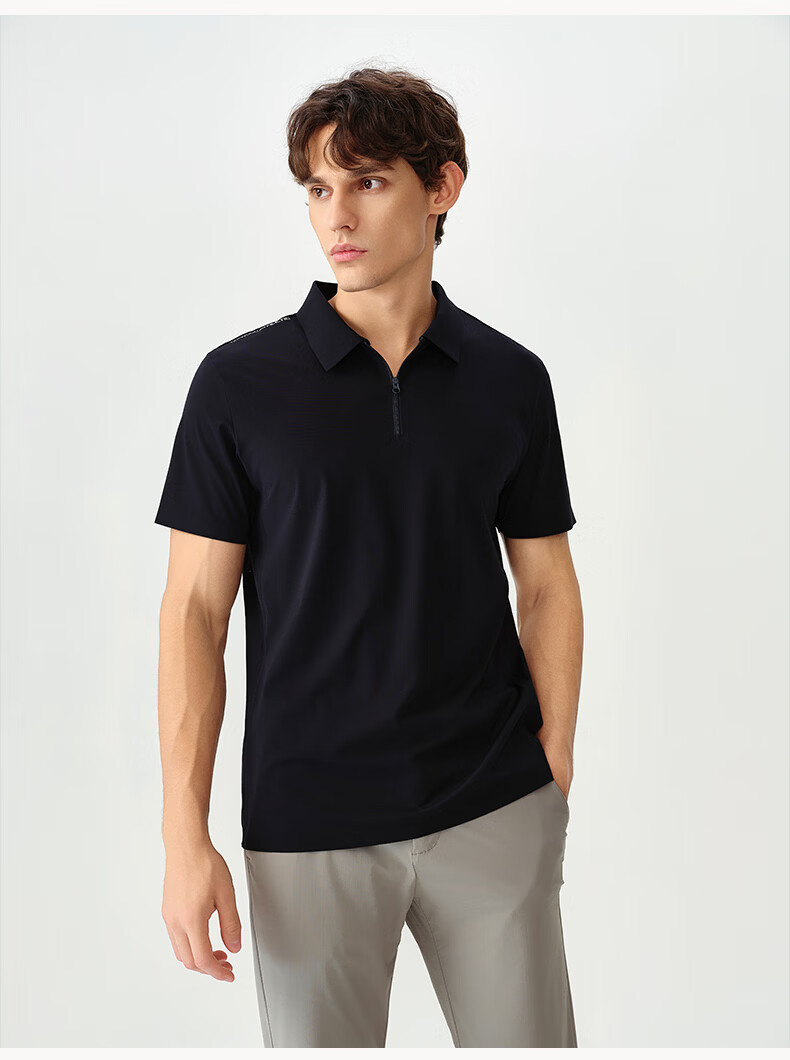 Texwood Deshi Active Apple Standard Fit Summer Lightweight Outdoor Breathable Men's Polo Shirt Navy Blue M 13