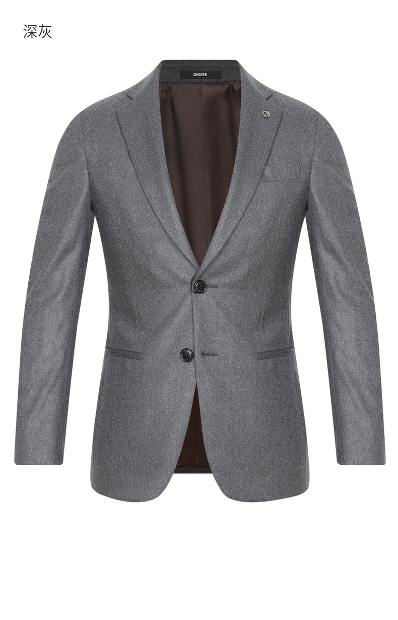 【品质甄选】迪柯尼高端轻奢男装西装 高级感羊毛羊绒西服外套 深灰