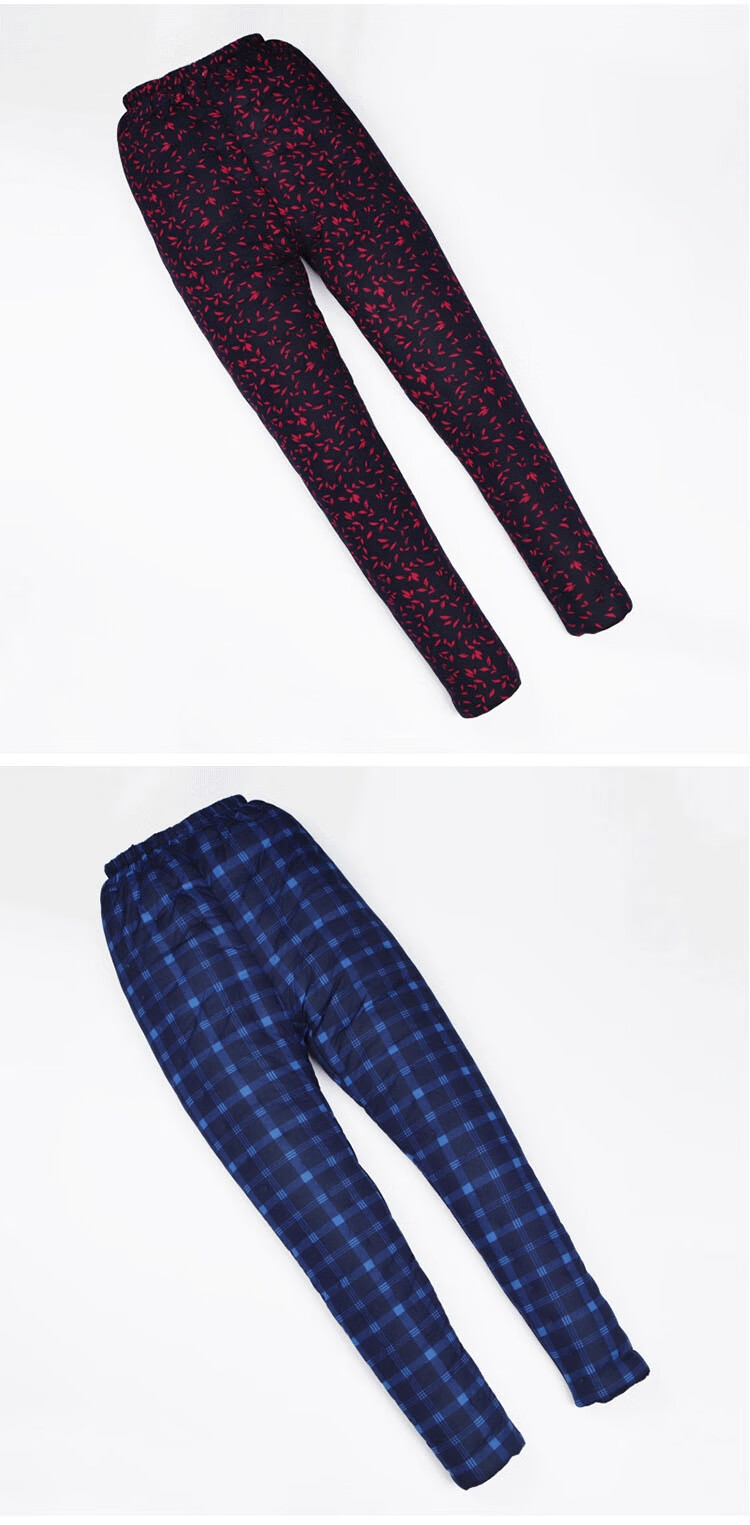 手工纯棉花棉裤中老年男女式加厚高腰保暖裤东北冷库定做 黑色棉裤 l