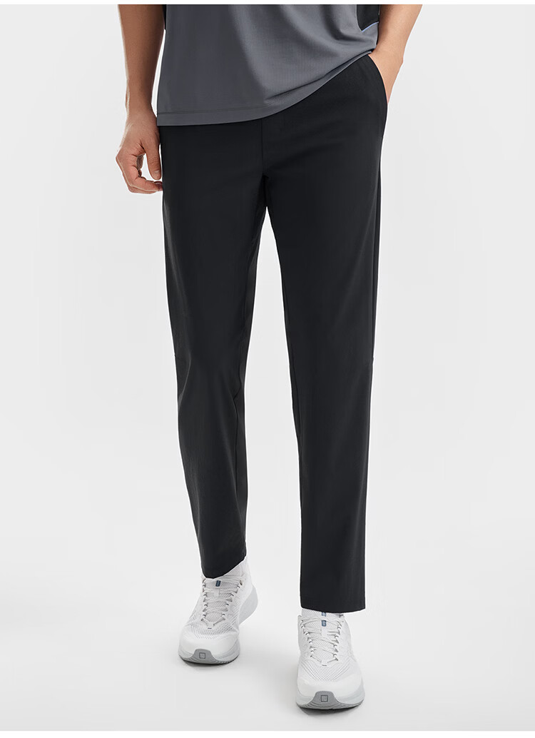 FILA Official Agile Woven Men's Pants 2026 Summer Running Fitness Basic Straight-Leg Trousers 6