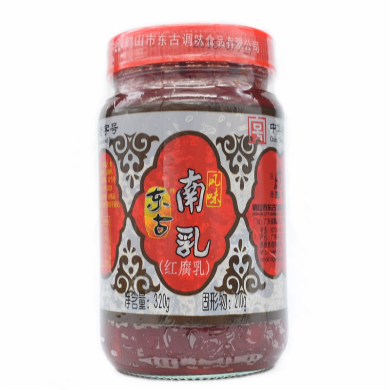 1瓶 广东江门特产东古南乳320g红腐乳细豆腐乳扣肉南乳猪手
