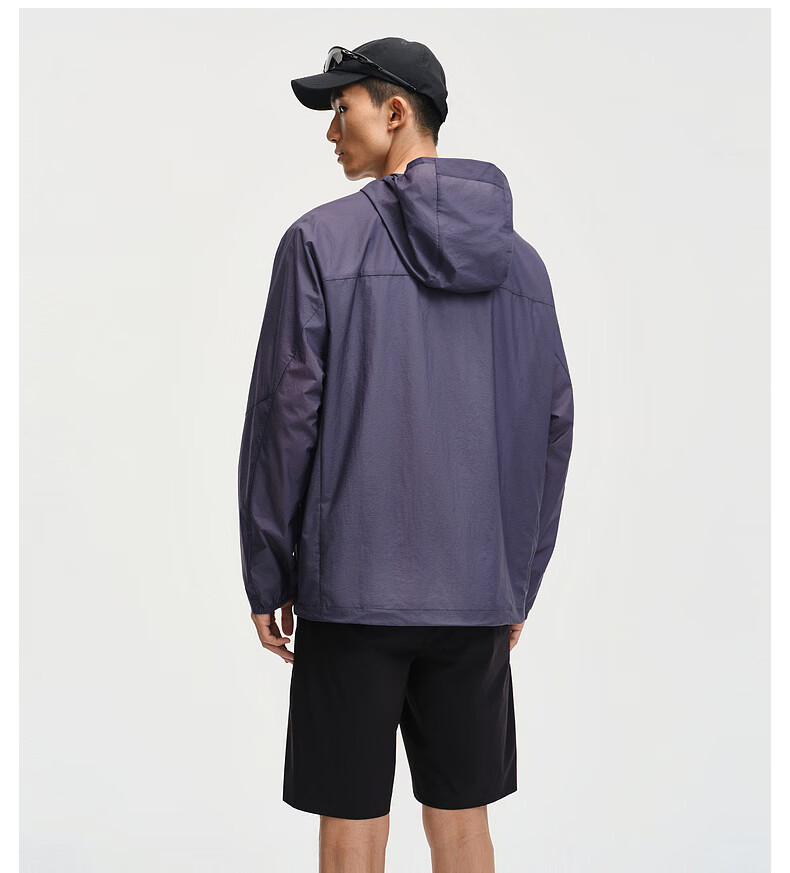 Biyinlefen Lightweight Waterproof 2026 Spring Summer New Men's Commuter Casual Outdoor Hooded Jacket 11