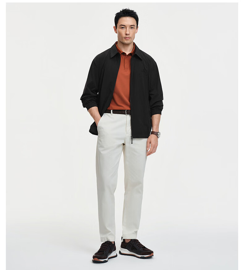 Biyinlefen [Lightweight Waterproof] 2026 Spring New Men's Casual Jacket Commuter Versatile Comfortable Dry Lapel Coat 8