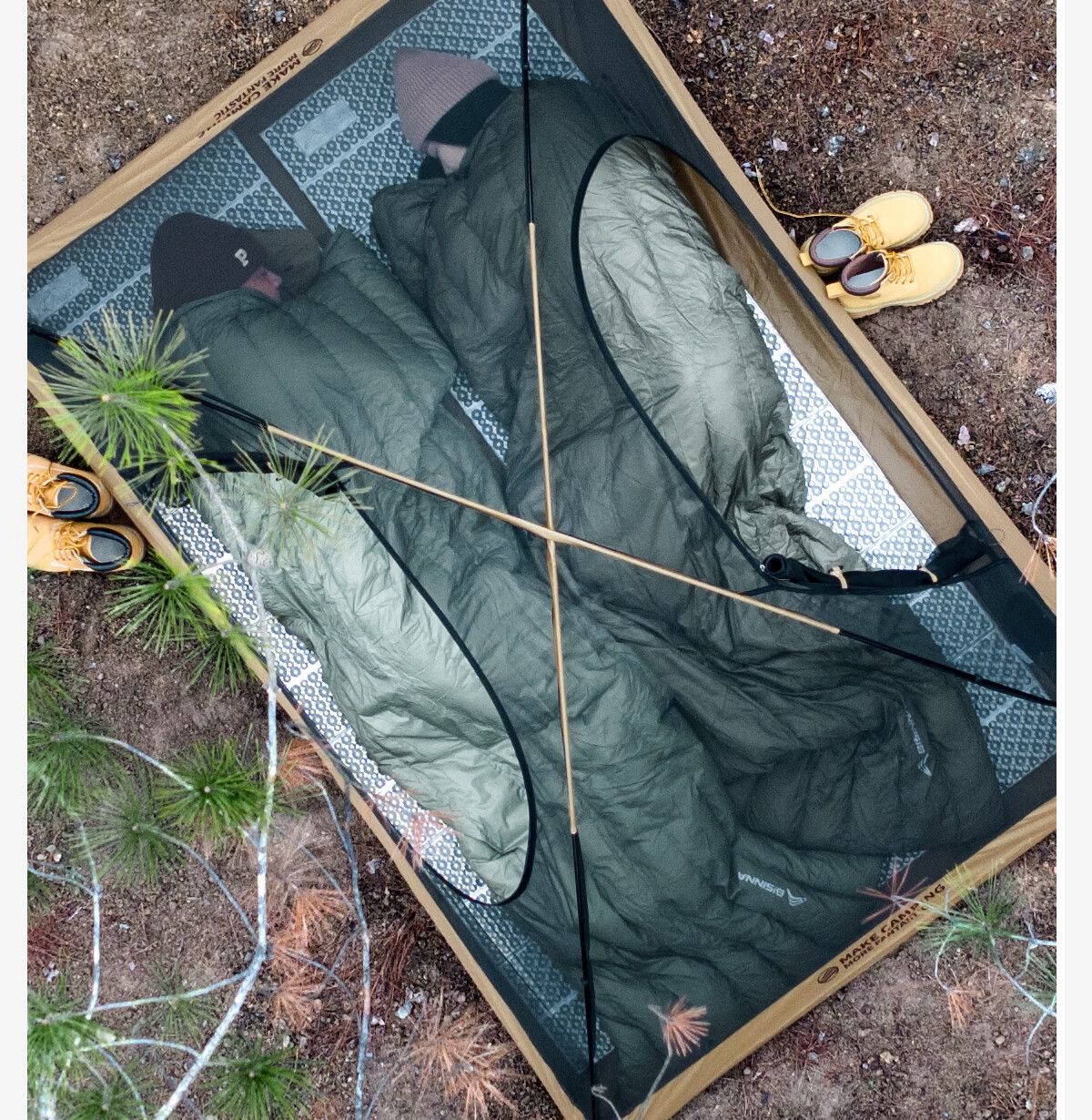 Beishanlang Double-Layer Ultralight Tent Outdoor Single/Double Hiking Mountaineering Camping Rainproof ZL105 15