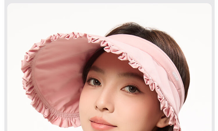 ERKE Hongxing Erke Ins Sun Protection Open Top UV Hat Women's Sunshade Outdoor Cycling Cap Black 30