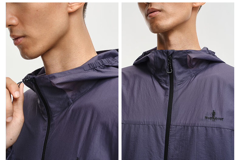 Biyinlefen Lightweight Waterproof 2026 Spring Summer New Men's Commuter Casual Outdoor Hooded Jacket 13