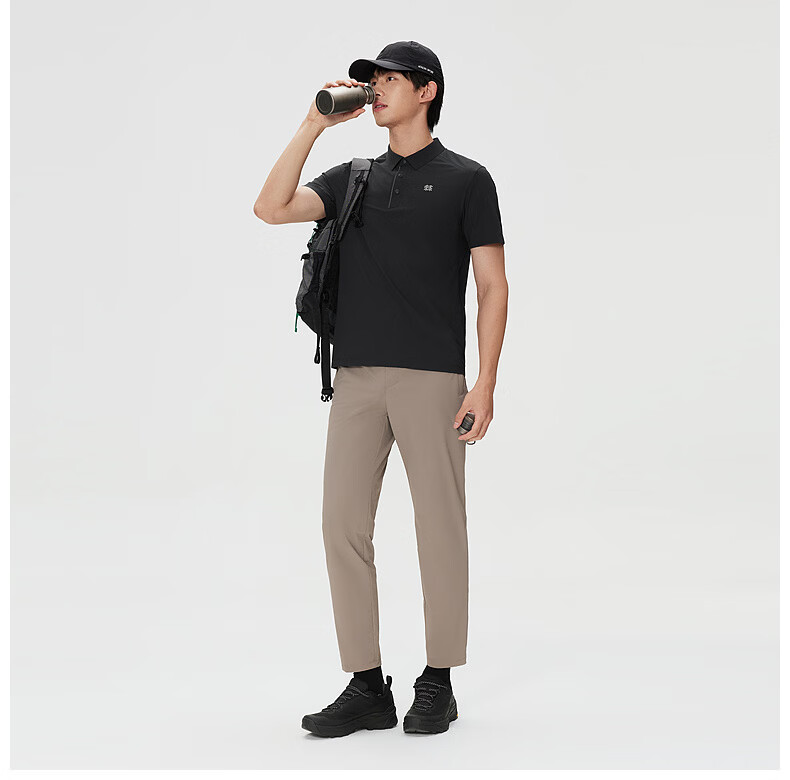 KOLON SPORT Men's Outdoor Casual Cooling UPF50+ CARVICO Short Sleeve Shirt 8