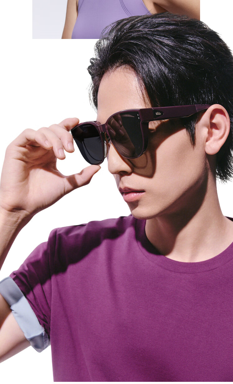 Banana Under Sunglasses Unisex Prescription Clip-On Polarized Driving Outdoor Round Square Frame FD008 17