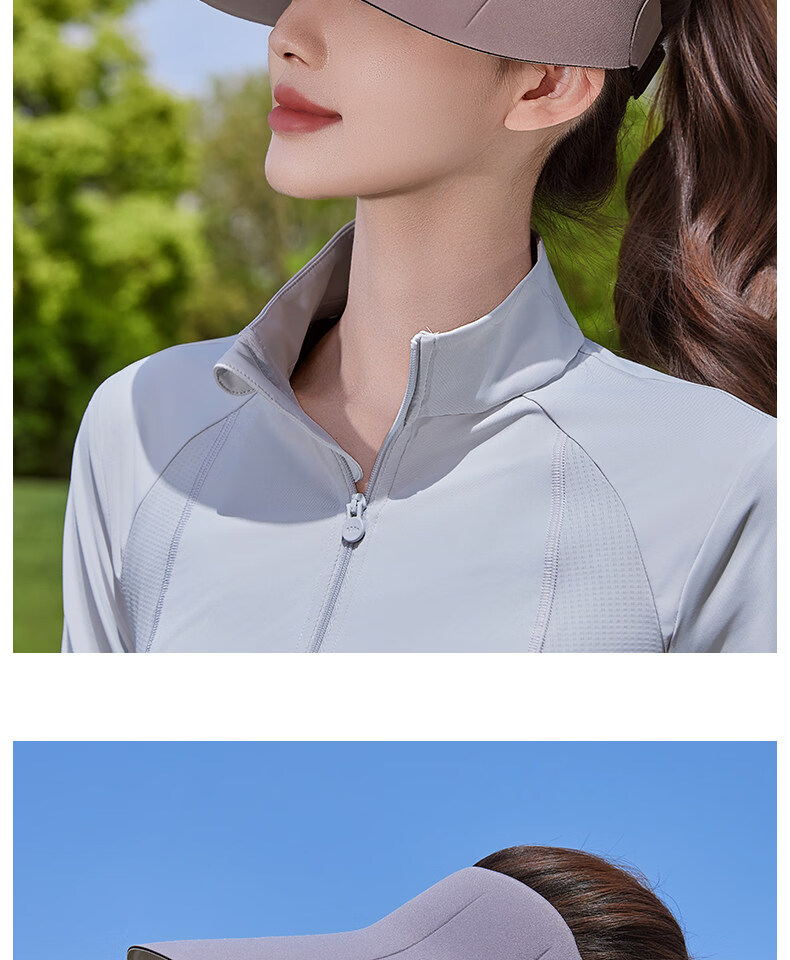 Jingtang Jingpin Seamless Topless Sunshade Hat Women's Summer Large Brim UV Protection Lightweight Foldable Hat 18