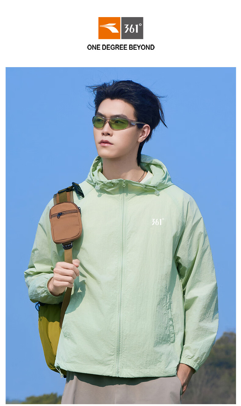 361° Sunscreen Jacket Unisex Spring Summer UPF50+ UV Protection Sports Outdoor Coat 0601F Super Black L 23