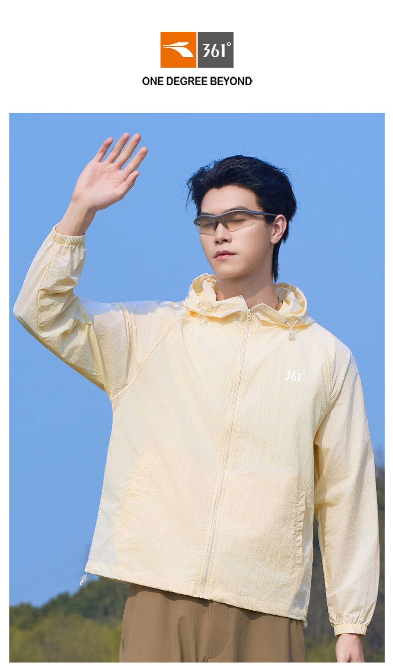 361° Sunscreen Jacket Unisex Spring Summer UPF50+ UV Protection Sports Outdoor Coat 0601F Super Black L 15