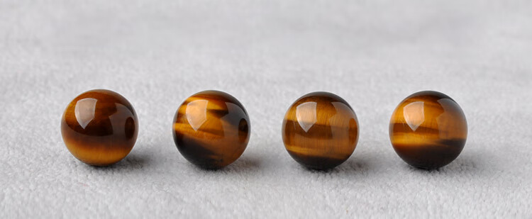 6a级金蓝红黄虎眼石散珠diy虎睛石手链配珠水晶珠子单颗配珠 6a蓝虎眼