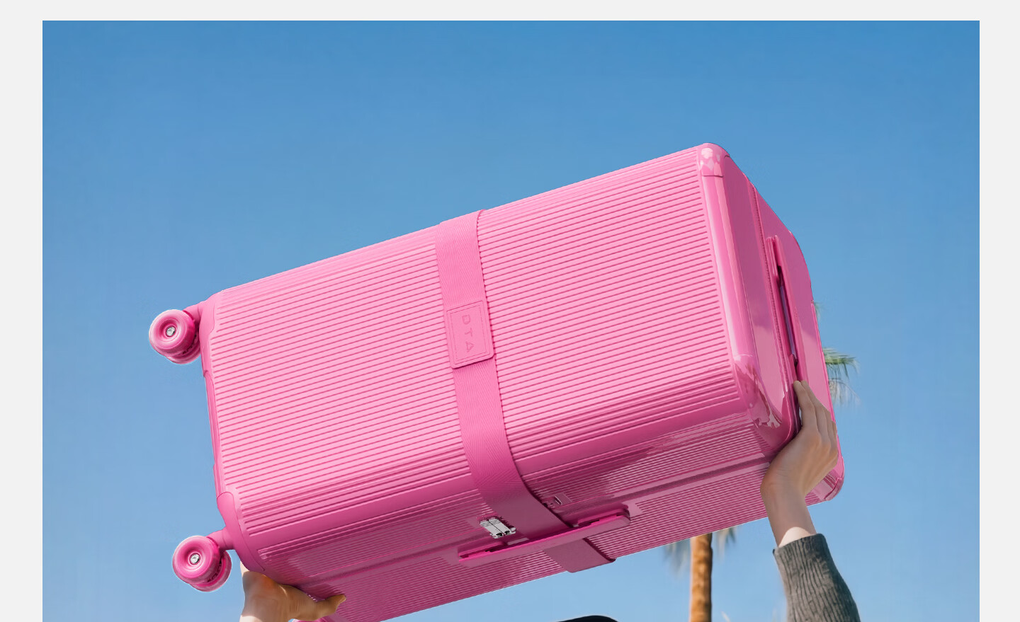 DTA Large Capacity Luggage Women New Travel Trolley Suitcase Durable Student Password Lock Men Yunting Blue 30 Inch 17