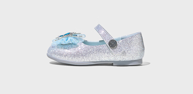 Red Dragonfly Girls' Shoes 2026 Spring Children's Single Shoes Elsa Princess Small Leather Shoes Q61BD025 Pink Size 27 6