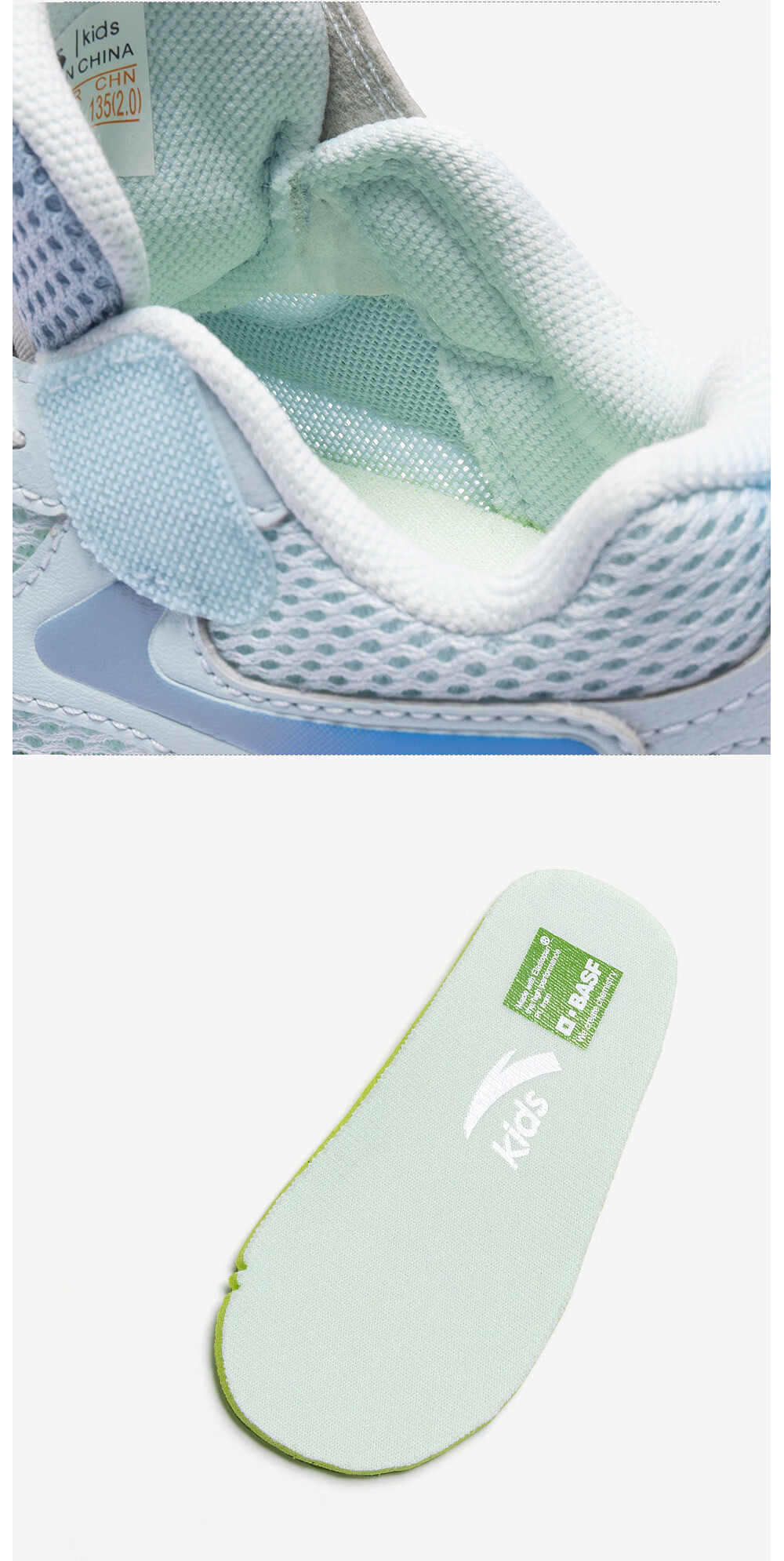 ANTA Toddler Walking Shoes Summer Breathable Mesh Infant Baby Boys Girls Soft Sole Sports Shoes A12620034 13
