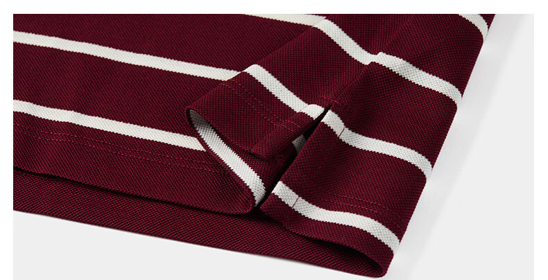 Biyinlefen [Cotton Elastic Bead Fabric] 2026 Spring Summer New Women's Casual Commuter Striped Seagull Collar Short Sleeve Polo Shirt 7