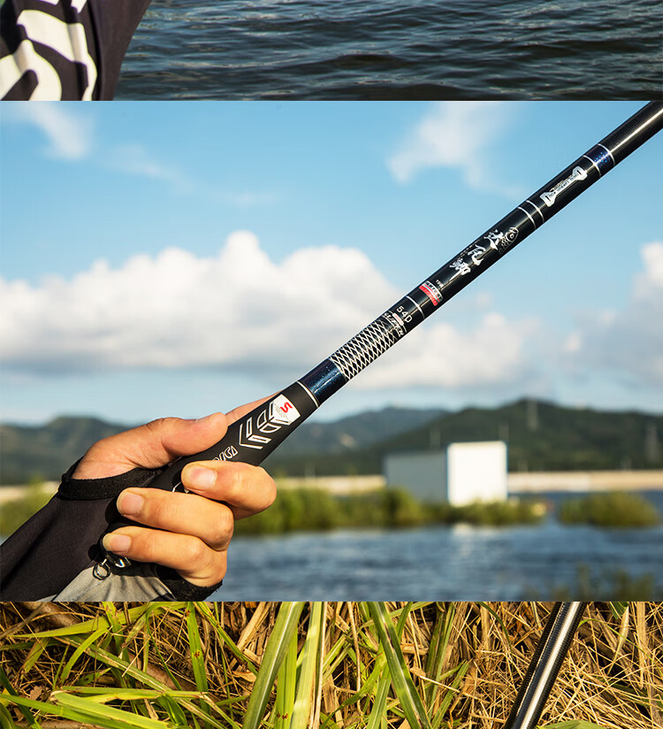 日本进口碳素达瓦鲤鱼竿鲫鱼竿超信超轻超硬372819调54米台钓竿钓鱼竿