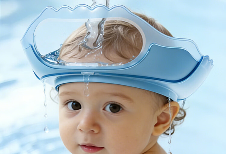 BEIDELI Children's Shampoo Bath Cap Water Shield Baby Ear Protection Waterproof Kids Bathing Cap Baby Shower Shampoo Hat 8