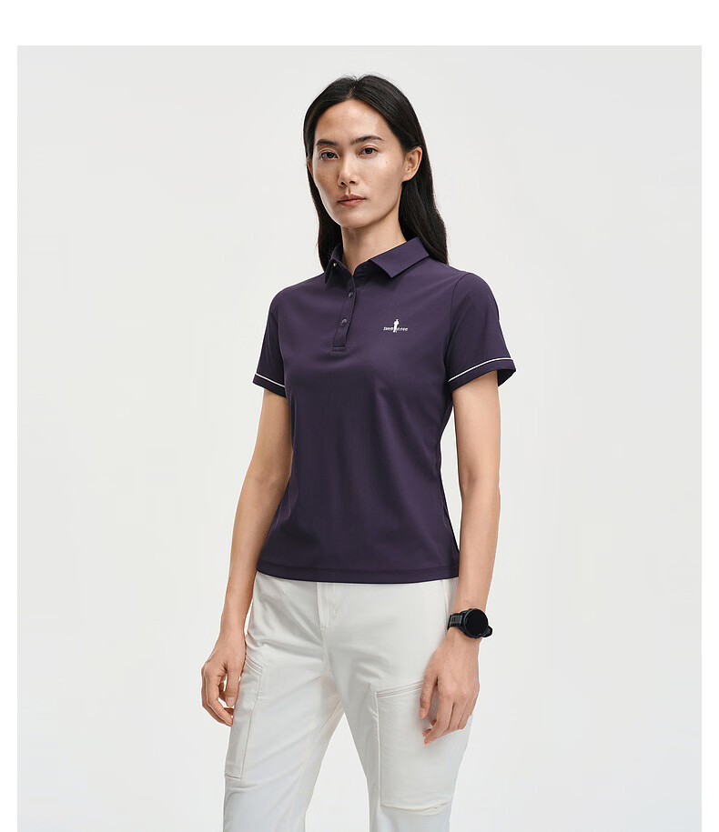 Biyinlefen [Sun Protection, Cooling, Moisture-Wicking, Quick-Dry] 2026 Spring Summer Women's Casual Outdoor Commuting Short Sleeve Polo Shirt 10