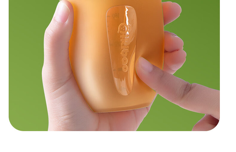 Qikibao Silicone Weaning Bottle 240ml with Nipple for 3-6 Months+ Realistic Breastfeeding Anti-Colic Newborn Baby Product 22