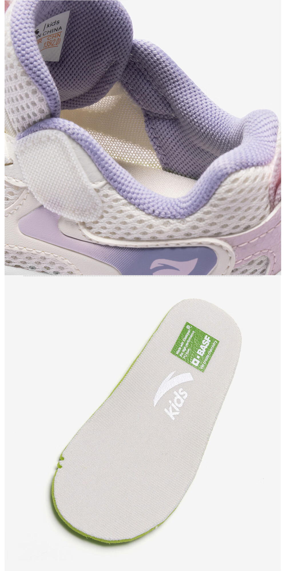 ANTA Toddler Walking Shoes Summer Breathable Mesh Infant Baby Boys Girls Soft Sole Sports Shoes A12620034 16