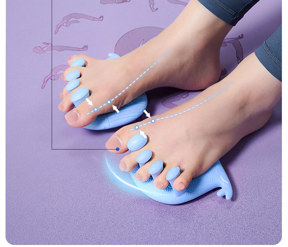 ANTA Arch Training Device Flat Foot Plantar Grip Correction Toe Valgus Home Fitness Equipment Blue 8