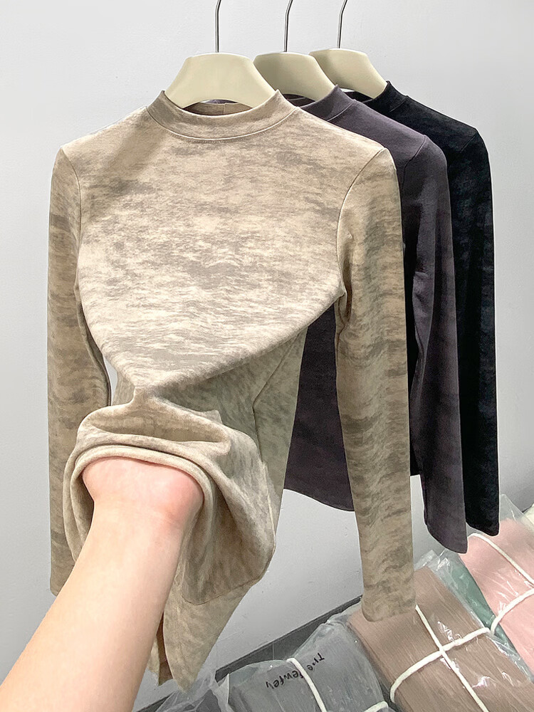 Langsha Women's Long Sleeve Camouflage Slim Fit Base Layer Top Spring New Fashion 6