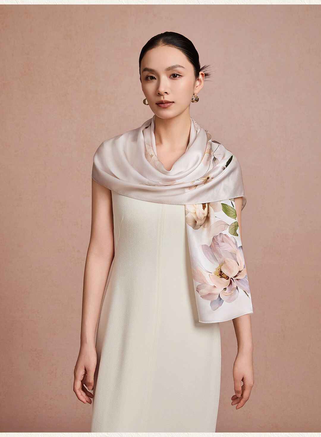 Shanghai Story [Upgraded 30% Encryption] Mulberry Silk Genuine Silk Scarf Shawl Gift Box for Mom Mother's Day Birthday Gift 11
