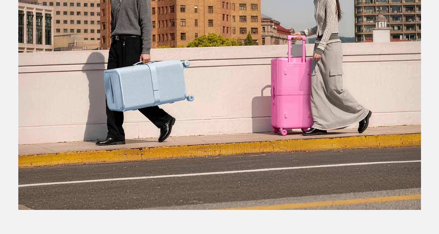 DTA Large Capacity Luggage Women New Travel Trolley Suitcase Durable Student Password Lock Men Yunting Blue 30 Inch 8
