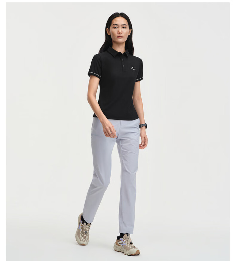 Biyinlefen [Sun Protection, Cooling, Moisture-Wicking, Quick-Dry] 2026 Spring Summer Women's Casual Outdoor Commuting Short Sleeve Polo Shirt 8