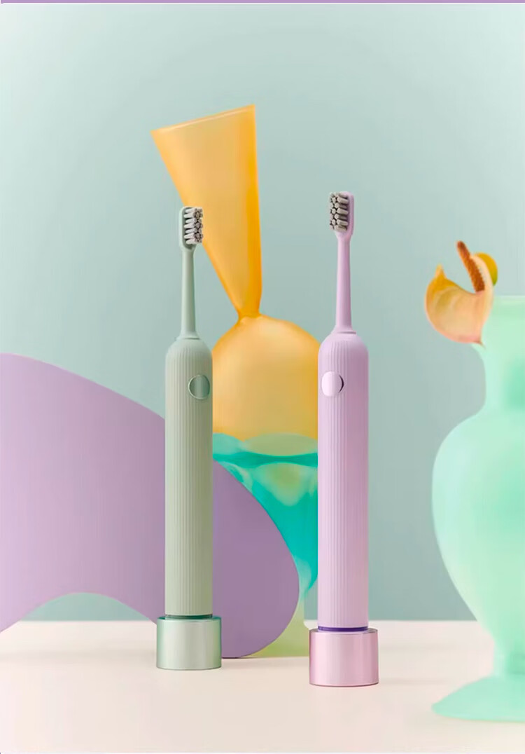 HuaShang [Price Protection 618] F1 Sonic Electric Toothbrush Adult Couples Set Gift for Boyfriend and Bestie F1 Purple Single with Brush Head 25
