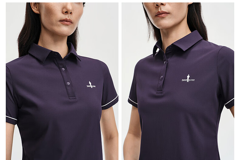 Biyinlefen [Sun Protection, Cooling, Moisture-Wicking, Quick-Dry] 2026 Spring Summer Women's Casual Outdoor Commuting Short Sleeve Polo Shirt 13