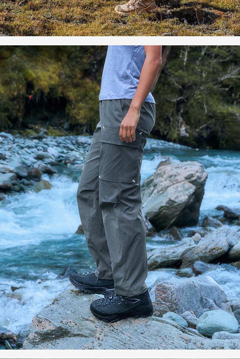 BEIN SPACE Four Seasons Outdoor Breathable Durable Hiking Pants Work Pants Long Pants A032 Night Sky Black (Women's) M 27