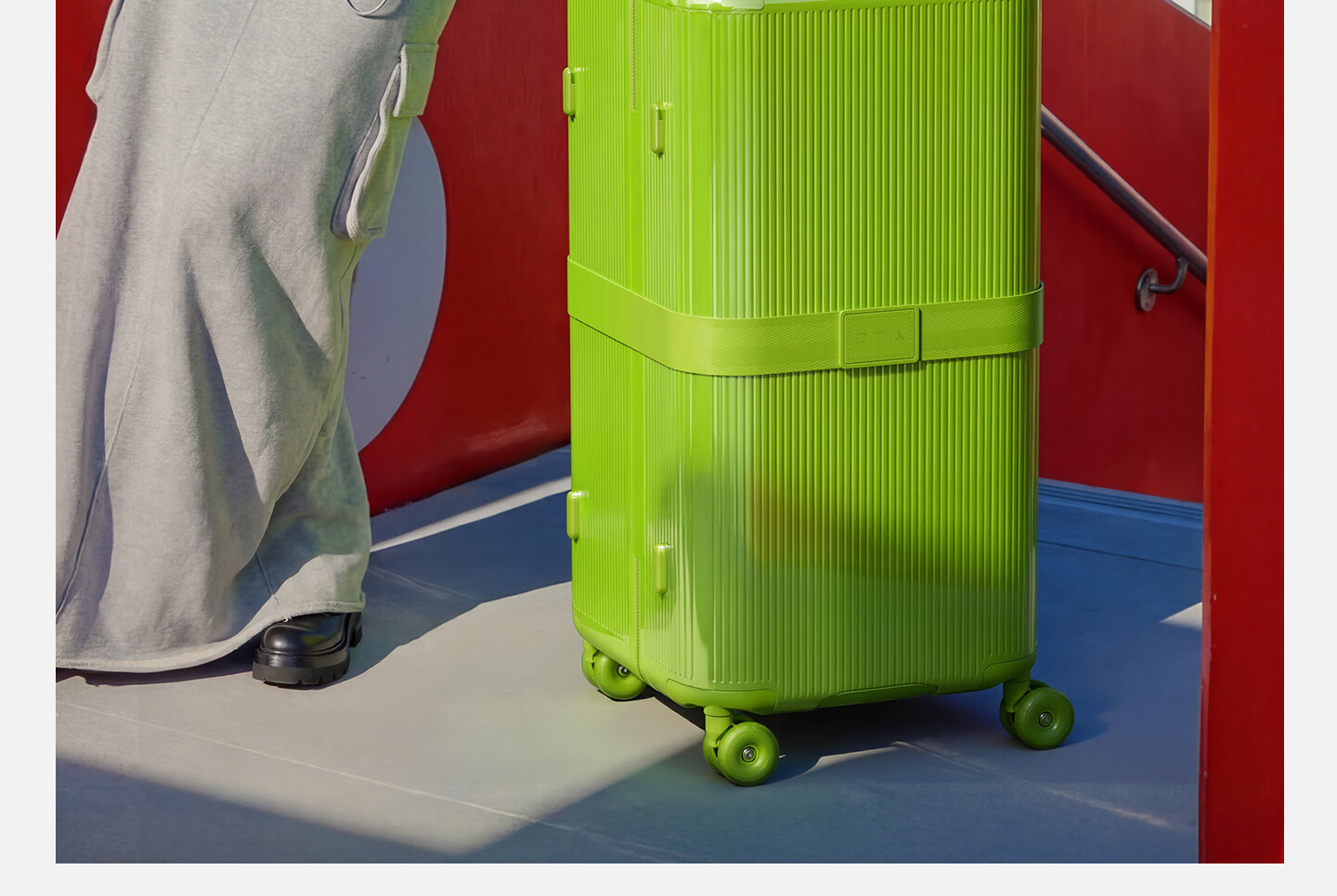 DTA Large Capacity Luggage Women New Travel Trolley Suitcase Durable Student Password Lock Men Yunting Blue 30 Inch 16