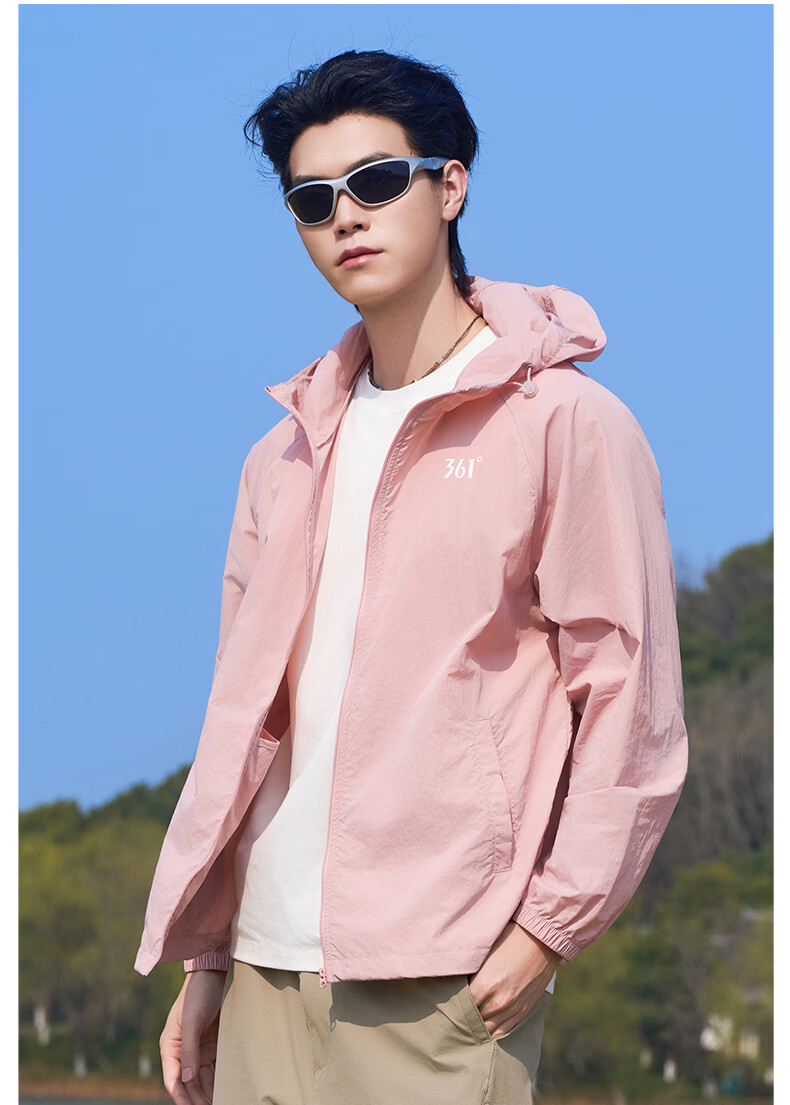 361° Sunscreen Jacket Unisex Spring Summer UPF50+ UV Protection Sports Outdoor Coat 0601F Super Black L 18