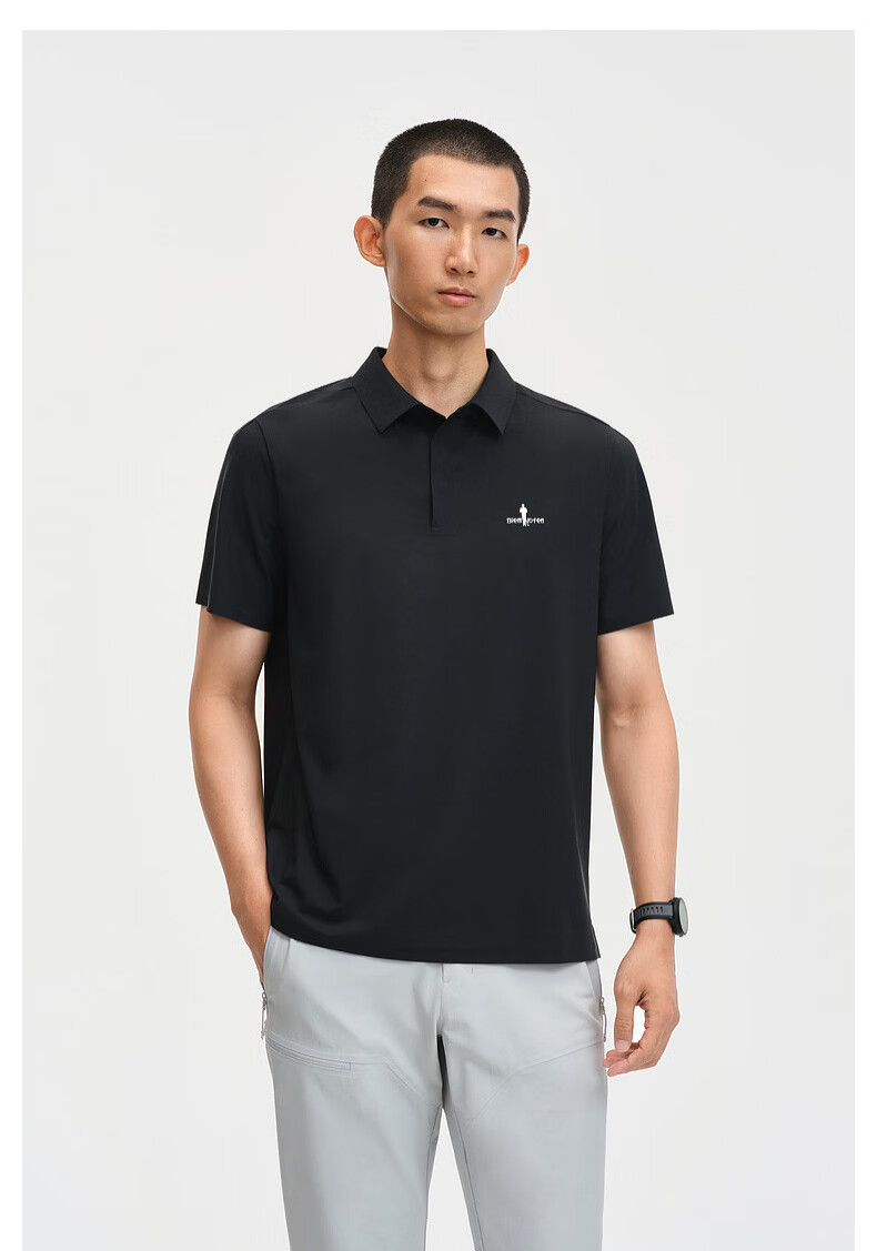 Biyinlefen [Sun Protection Cooling] 2026 Summer New Men's Outdoor Sports Casual Short Sleeve Polo Shirt with Collar 1