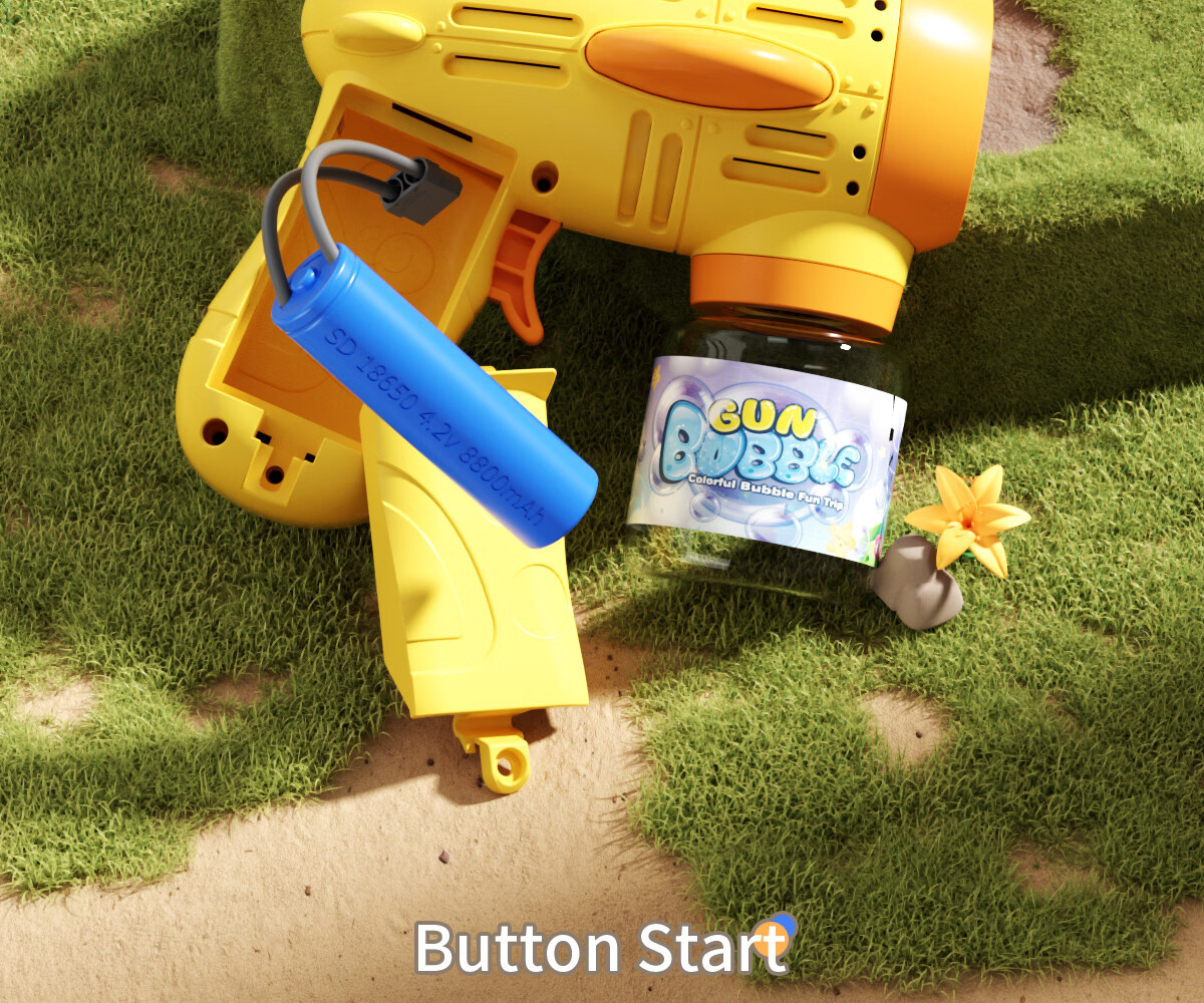 Zhibei Children's Multi-Hole Electric Bubble Machine Toy Leak-Proof Outdoor Bubble Blower for Boys Ages 3-6 Birthday Gift 13
