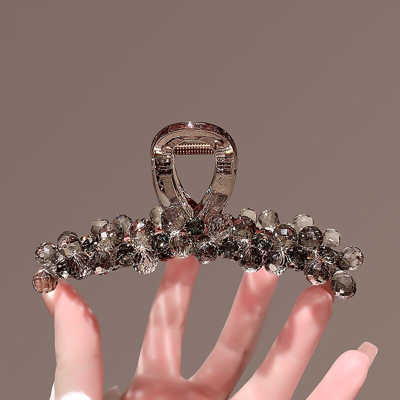 Idair 2026 New Luxury Crystal Hair Claw Clip Elegant Shark Clip for Women Back of Head Hair Accessory Birthday Gift for Girlfriend 1