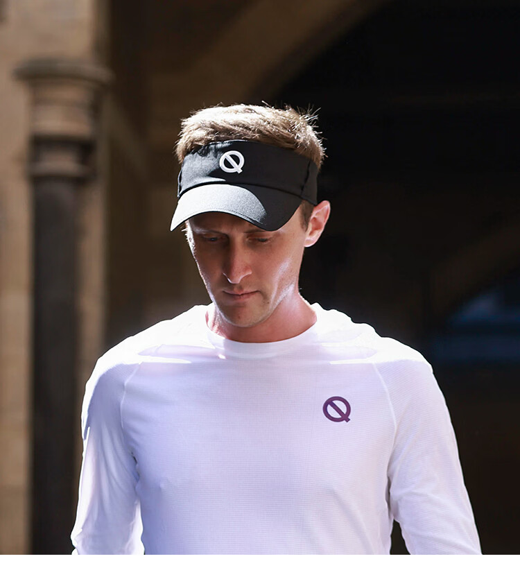 QINKUNG Running Visor Cap Black 12