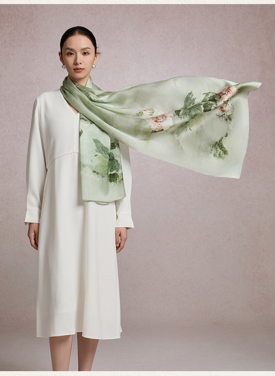 Shanghai Story [Upgraded 30% Encryption] Mulberry Silk Genuine Silk Scarf Shawl Gift Box for Mom Mother's Day Birthday Gift 6