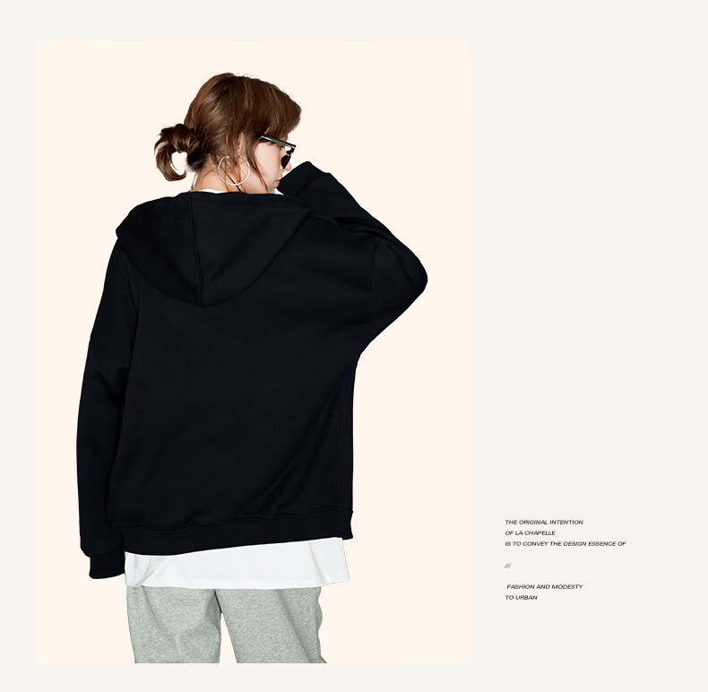 Jeanswest Women's Commuter Cardigan Hoodie Jacket Spring Autumn 2026 New Winter Fleece Thickened Sherpa Hooded Top 15