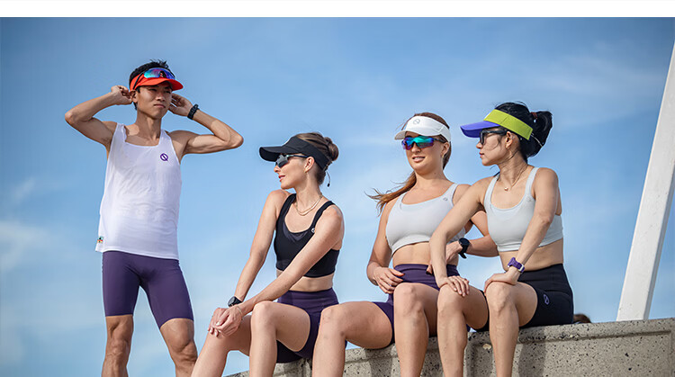 QINKUNG Running Visor Cap Black 5